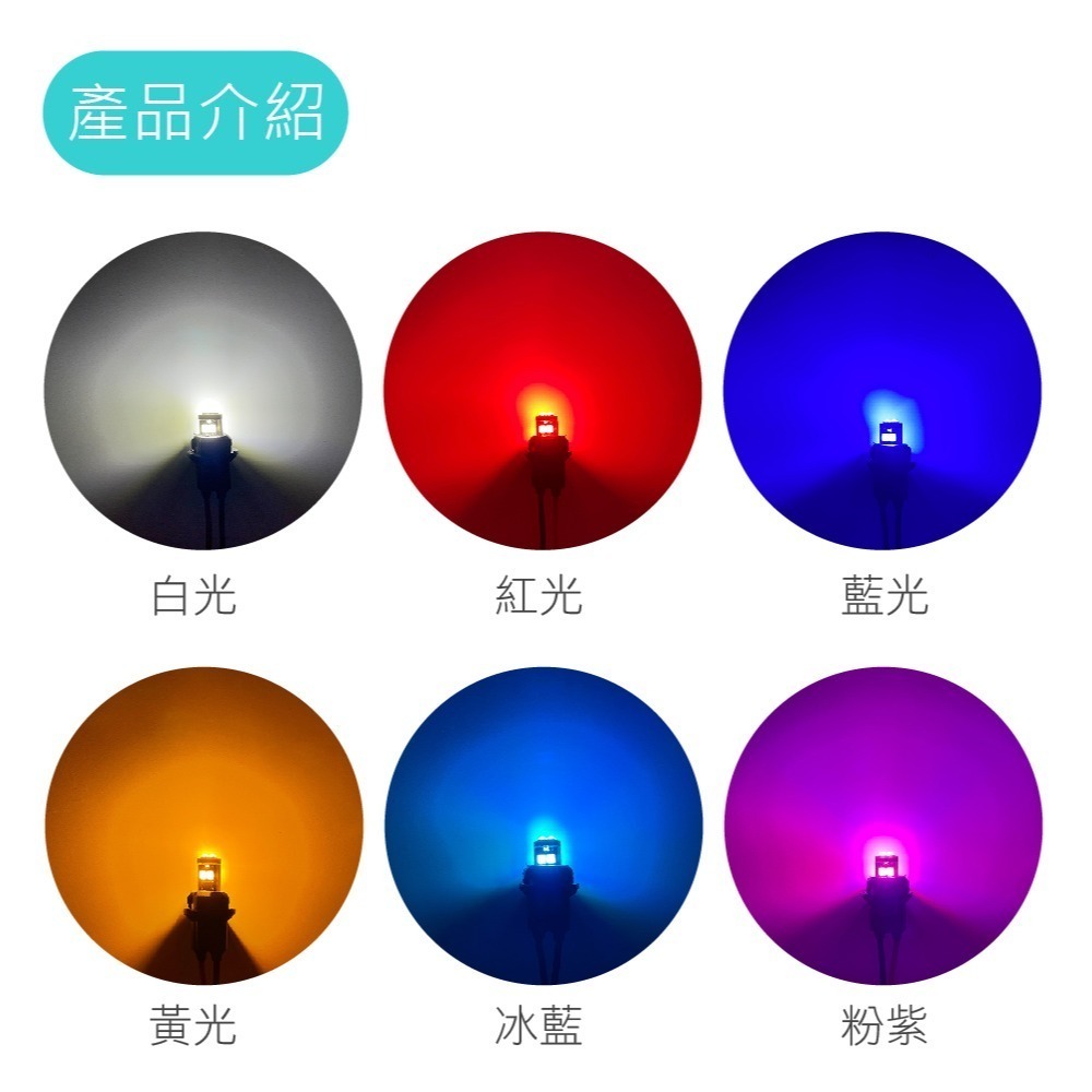 SLO【T10 6晶 飛魚眼 CANBUS小燈】解碼 CANBUS T10 LED 小燈 室內燈 牌照燈 車廂燈 車牌燈-細節圖2