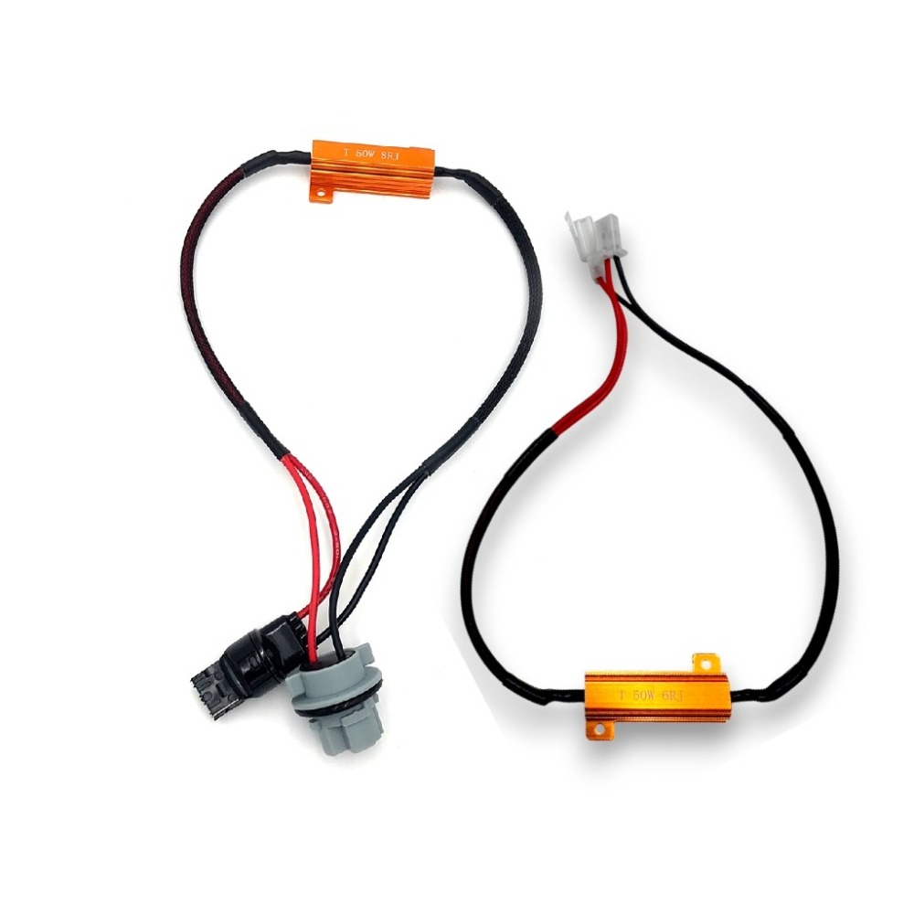 SLO【50W解碼器 含座】1156 1157 T20 7440 7443 解碼器 黃金電阻 LED解碼電阻 防快閃-細節圖2