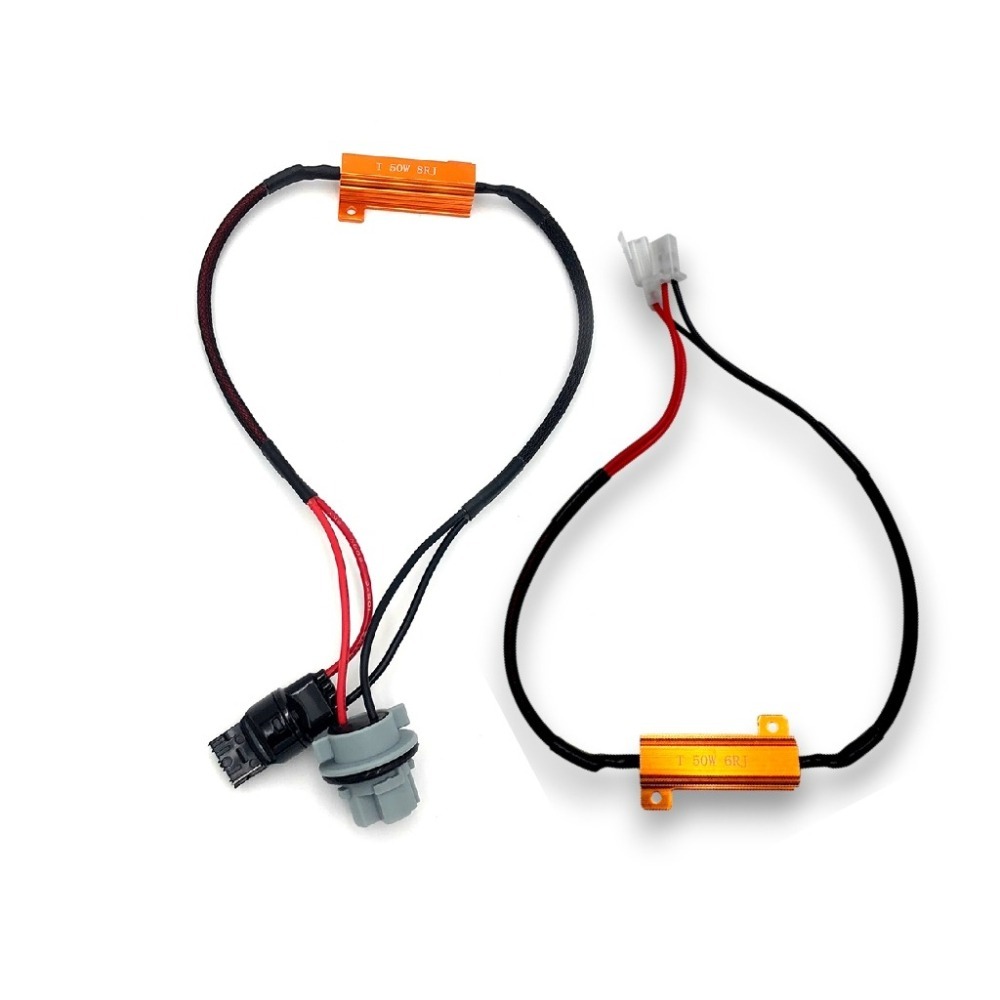 SLO【50W解碼器 含座】1156 1157 T20 7440 7443 解碼器 黃金電阻 LED解碼電阻 防快閃-細節圖2