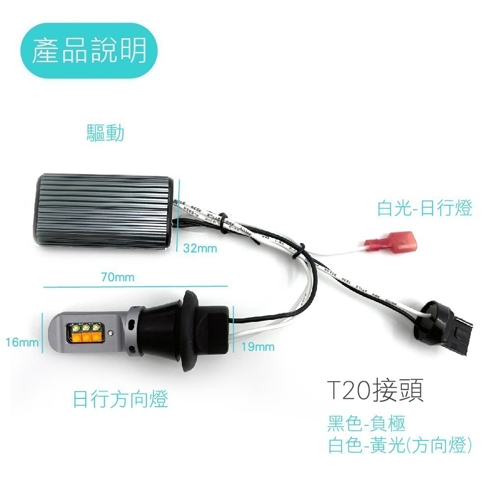 SLO【方向燈日行燈 解碼版】方向燈改日行燈 防快閃 雙模式LED 通用 改裝套件 免破壞 防快閃 1156 T20-細節圖4