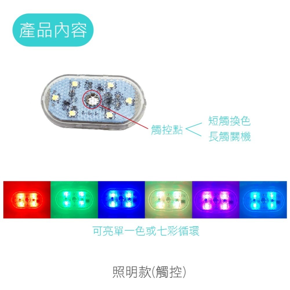 SLO【車門警示燈 磁控充電式】 車門警示燈 車門防撞燈  免接線 磁性控制 開關 充電 電池 磁控 LED-細節圖4