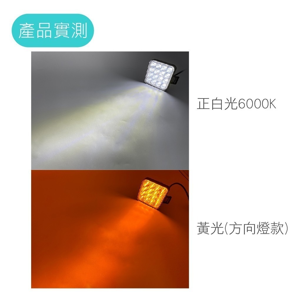 SLO【汽車 LED工作燈】6晶 9晶 18晶 工作燈 12V~24V LED燈 LED霧燈 日行燈 汽車工作燈 霧燈-細節圖4