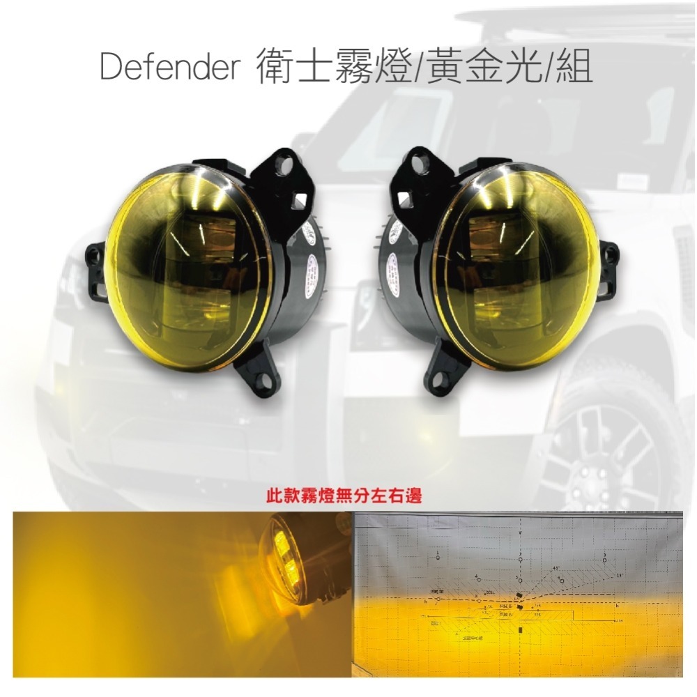 Defender 衛士霧燈/黃金光/組