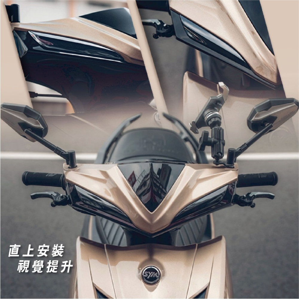 SLO【JET 盲燈蓋】SL158 SR JETSL SL+ JETS日行燈蓋 獨家開發 專業設計開模 燈眉蓋 盲燈蓋-細節圖4