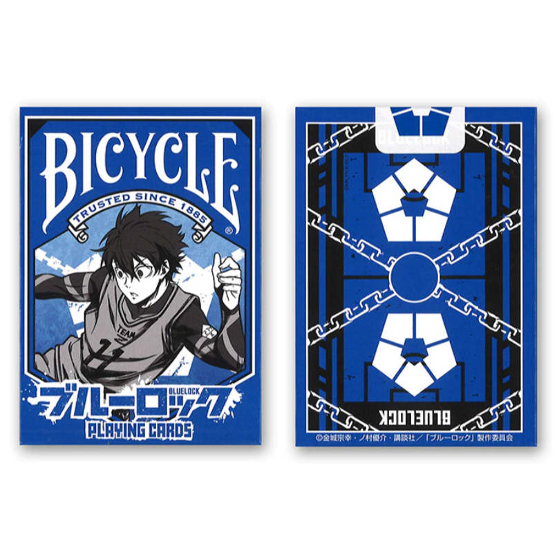 BICYCLE 藍色監獄 BLUE LOCK ブルーロック 撲克牌 潔世一 蜂樂迴 國神鍊介 凪誠士郎 美國製 日本限定-細節圖4