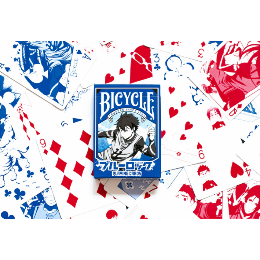 BICYCLE 藍色監獄 BLUE LOCK ブルーロック 撲克牌 潔世一 蜂樂迴 國神鍊介 凪誠士郎 美國製 日本限定-細節圖6