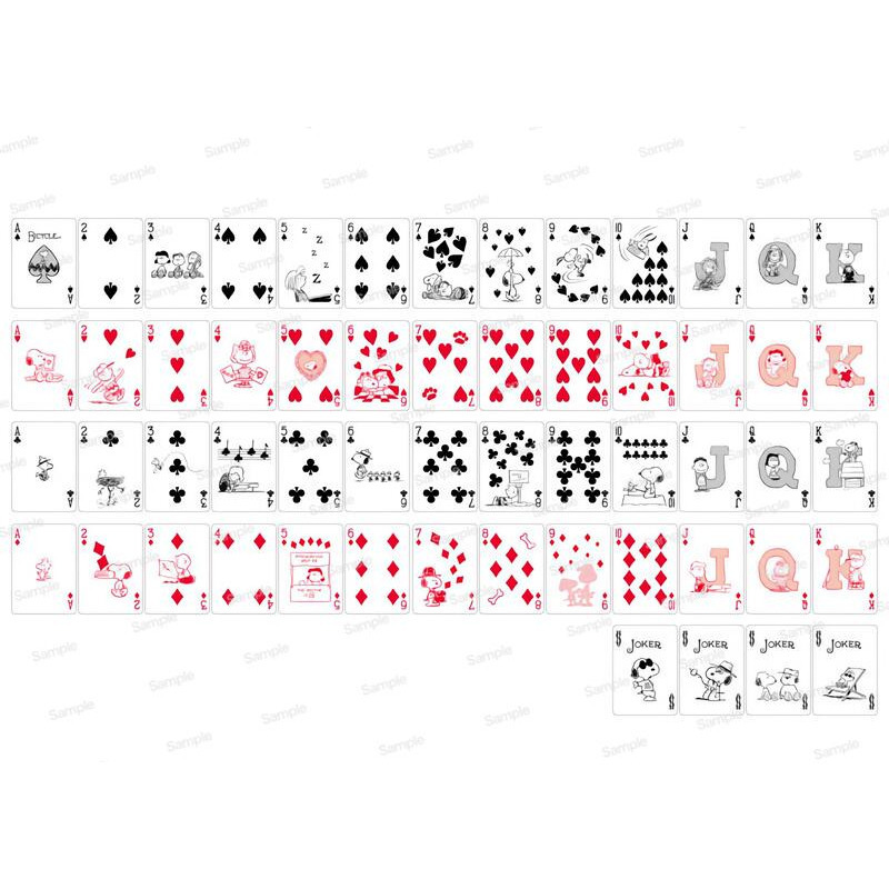 BICYCLE x SNOOPY Peanuts 史奴比 撲克牌 非星宇航空 日本限定 史努比-細節圖2