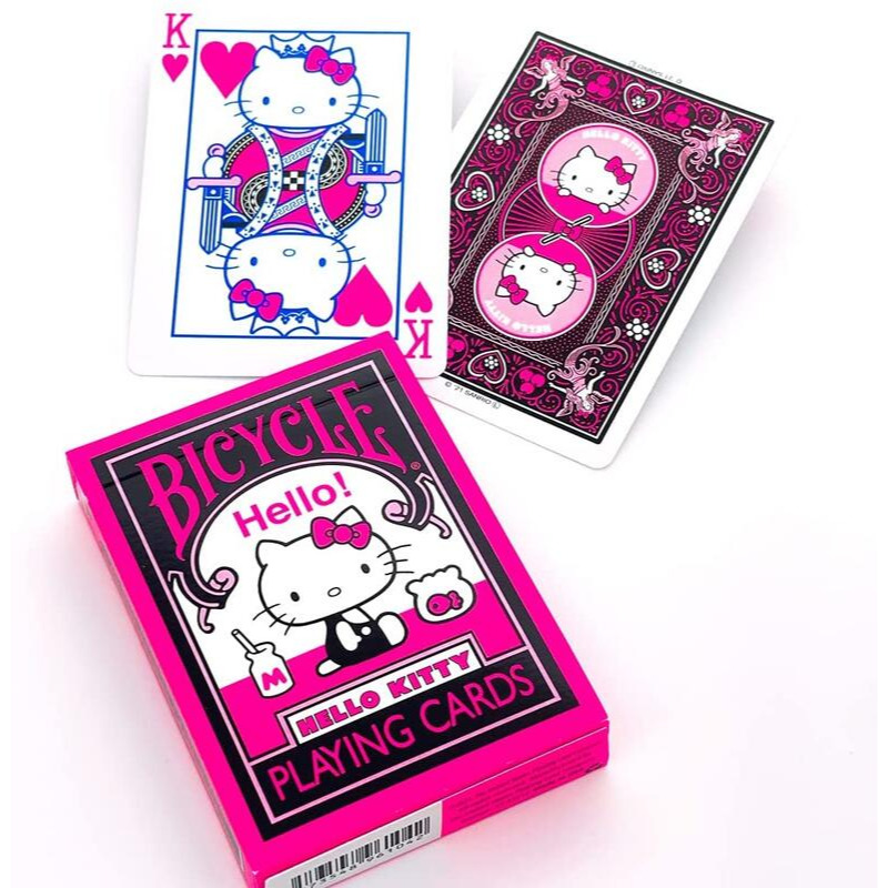 BICYCLE x Hello Kitty 日本限定 凱蒂貓聯名撲克 撲克牌-細節圖3