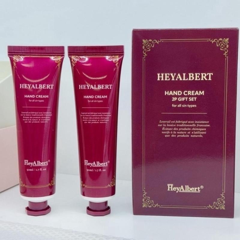 🍎現貨🍎🇰🇷韓國製造 Heyalbert頂級嫣紅 賦活香氛護手霜 （50ml+50ml) 一盒2入-細節圖2