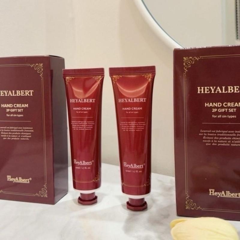 🍎現貨🍎🇰🇷韓國製造 Heyalbert頂級嫣紅 賦活香氛護手霜 （50ml+50ml) 一盒2入-細節圖3