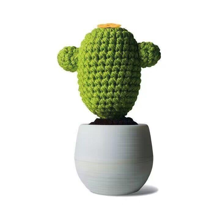 🍎現貨🍎 出口MUSTSRD -DIY毛線手工編織仙人掌盆栽植物擺件-細節圖2