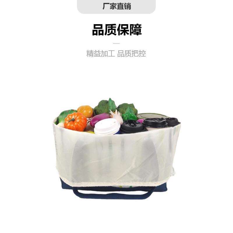 🍎現貨🍎日系大容量超市購物保溫袋手提野餐包2件套(一組含抽繩保溫包*1+購物袋*1)-細節圖5