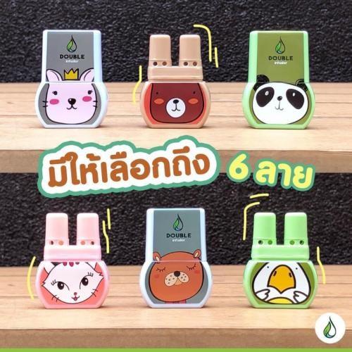 🍎現貨🍎￼🇹🇭泰國dumble inhaler 草本清涼雙頭薄荷棒/鼻通器。(款式隨機出貨）-細節圖6