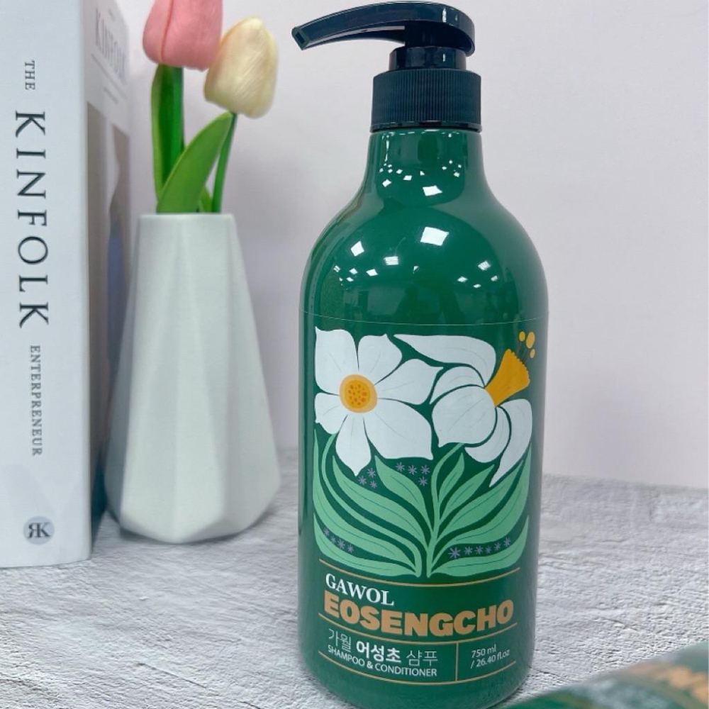 🍎現貨🍎 🇰🇷韓國製造 GAWOL 魚腥草洗髮精750ml-細節圖2