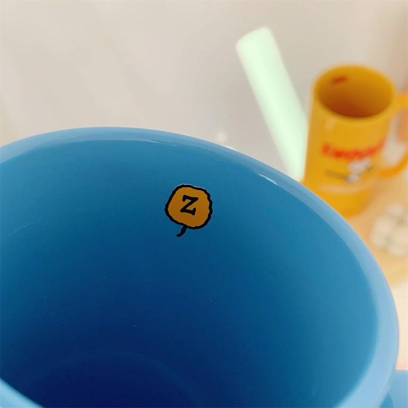 🍎現貨🍎 《史努比花園》韓國濟州島限定版！SNOOPY卡通彩色陶瓷馬克杯 ☕️☕️-細節圖2