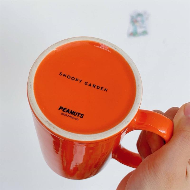 🍎現貨🍎 《史努比花園》韓國濟州島限定版！SNOOPY卡通彩色陶瓷馬克杯 ☕️☕️-細節圖3