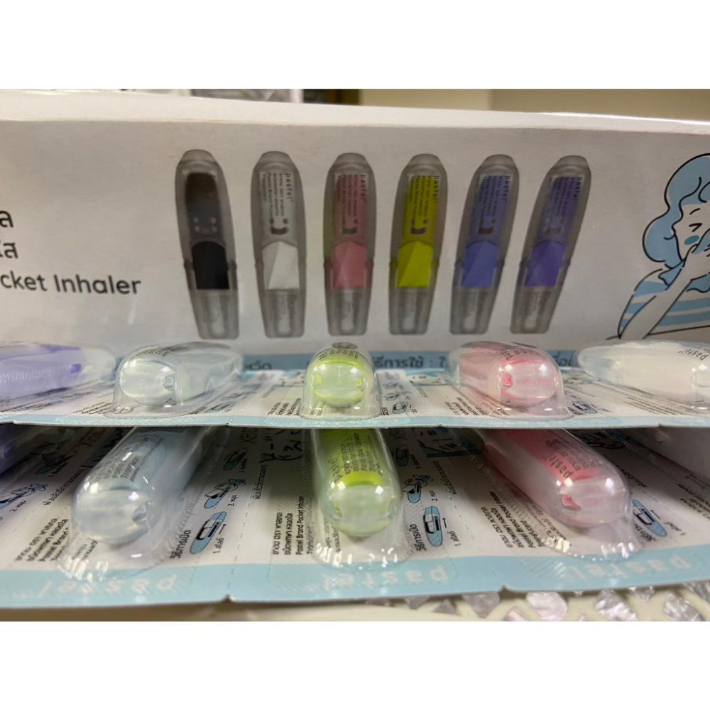 🍎現貨🍎 🇹🇭泰國 正品 PASTEL 旋轉鼻通薄荷棒1.5g（一支）2027/3/24-細節圖6