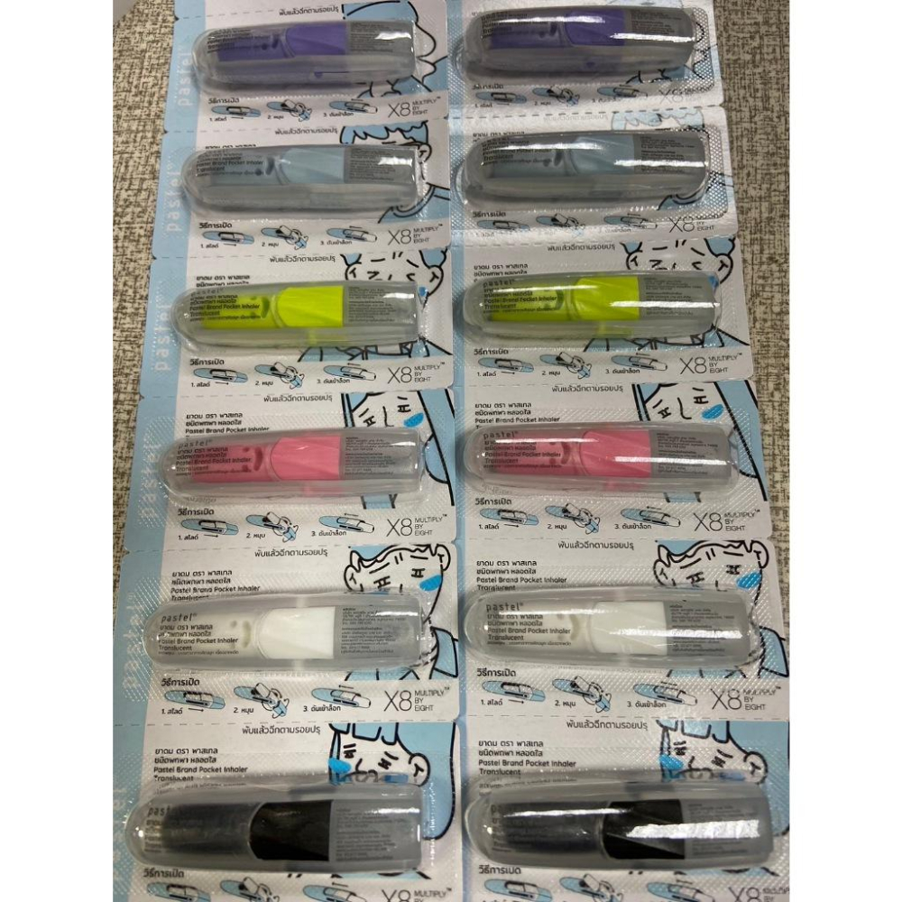 🍎現貨🍎 🇹🇭泰國 正品 PASTEL 旋轉鼻通薄荷棒1.5g（一支）2027/3/24-細節圖7