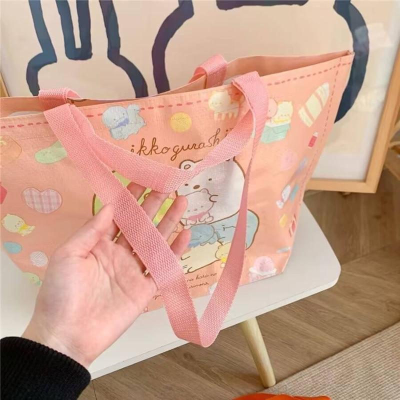 🍎現貨🍎 角落生物系列大容量編織袋購物袋（一組2入）-細節圖2