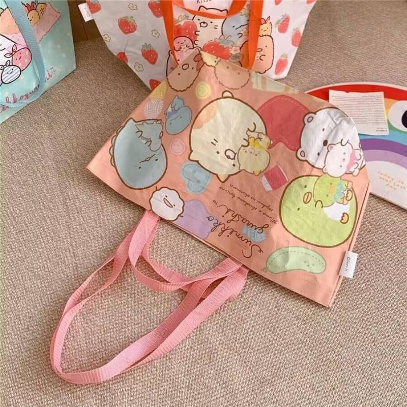 🍎現貨🍎 角落生物系列大容量編織袋購物袋（一組2入）-細節圖5