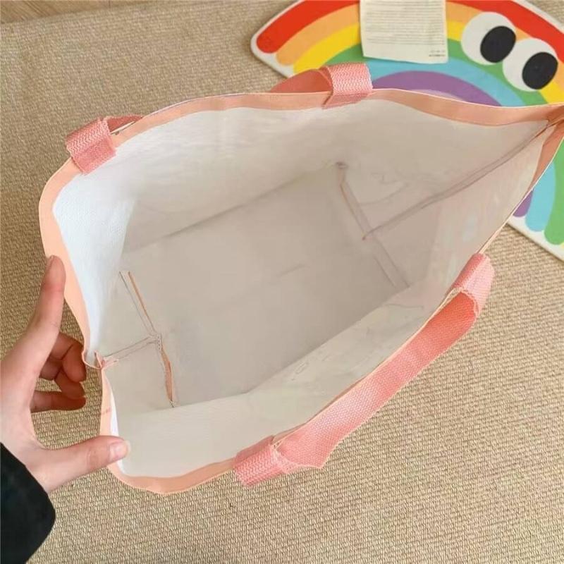 🍎現貨🍎 角落生物系列大容量編織袋購物袋（一組2入）-細節圖6