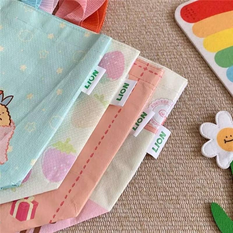 🍎現貨🍎 角落生物系列大容量編織袋購物袋（一組2入）-細節圖7