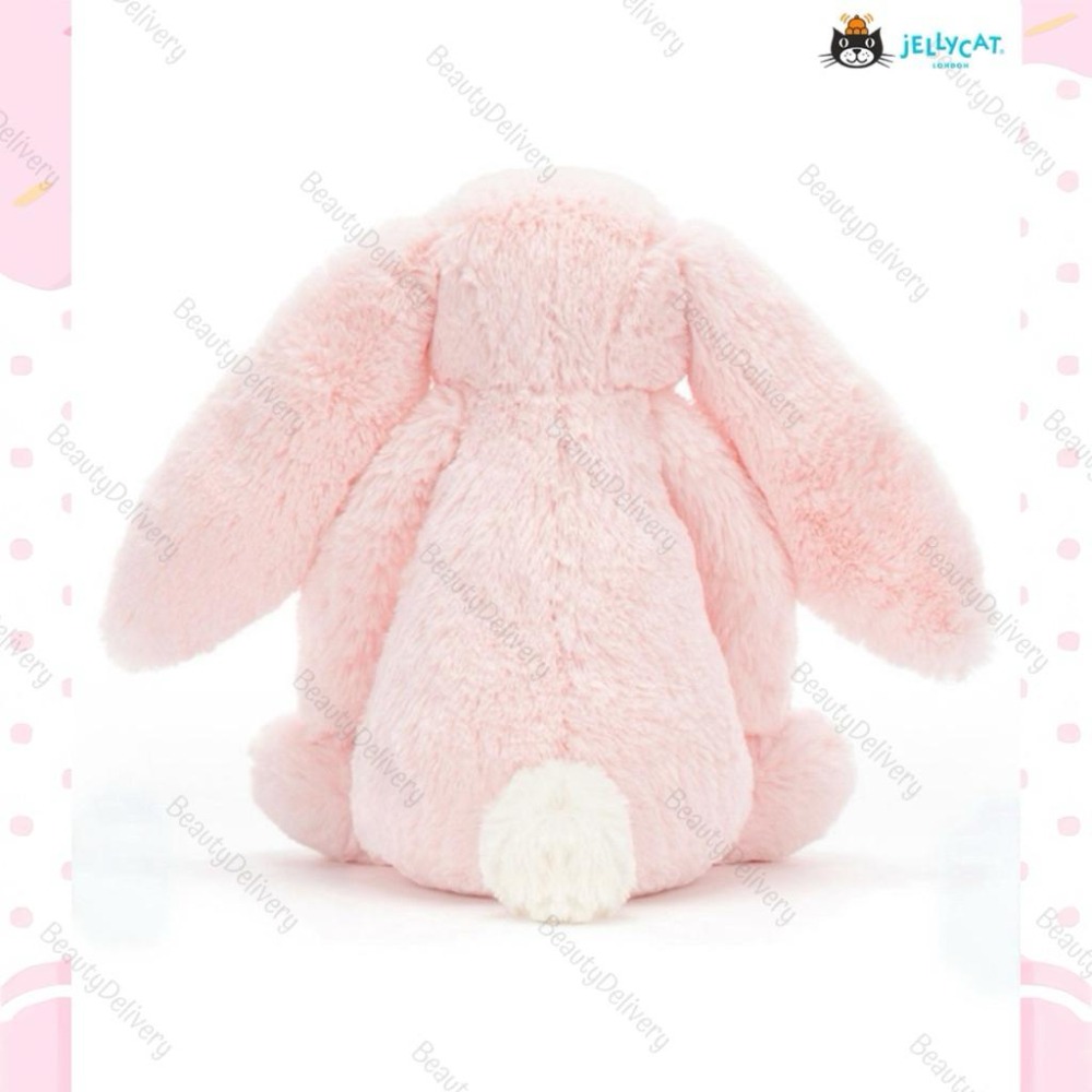 美國代購—臺灣現貨／jellycat兔兔31公分medium bunny 色號pink粉色／超可愛寶寶安撫正品保證彌月禮-細節圖3