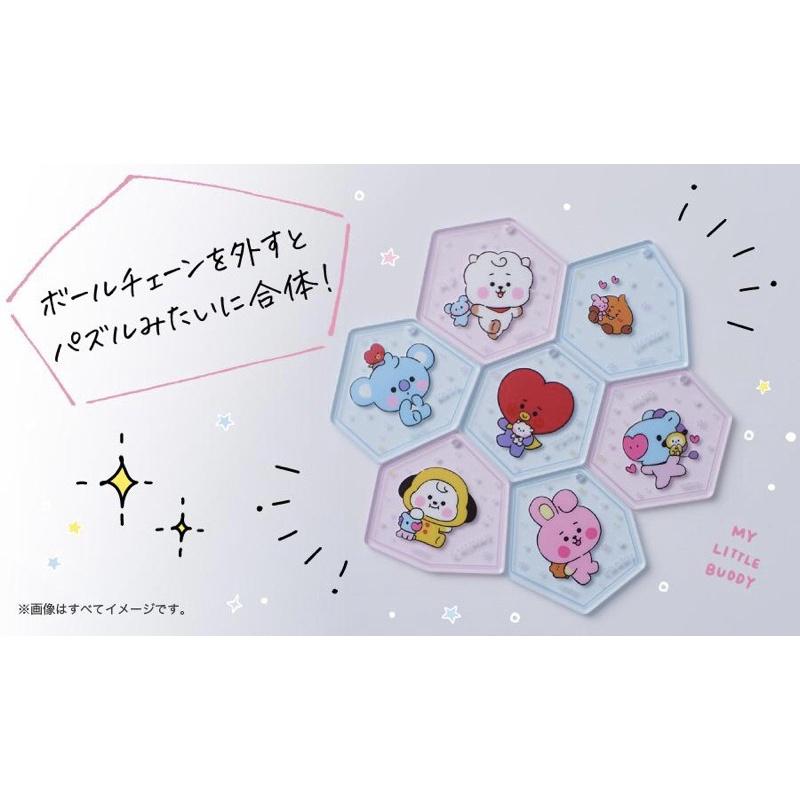 （八怪 現貨）防彈少年團 BTS BT21 宇宙明星 日本全家限定 第三彈 壓克力吊飾 隨機出貨 盲包-細節圖2