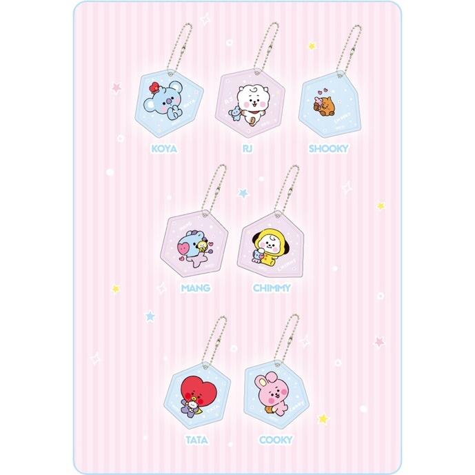 （八怪 現貨）防彈少年團 BTS BT21 宇宙明星 日本全家限定 第三彈 壓克力吊飾 隨機出貨 盲包-細節圖3