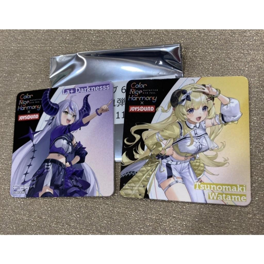 Hololive 日本 JOYSOUND 卡拉OK限定 特典 La+ Darkness Tsunomaki Watame-細節圖2