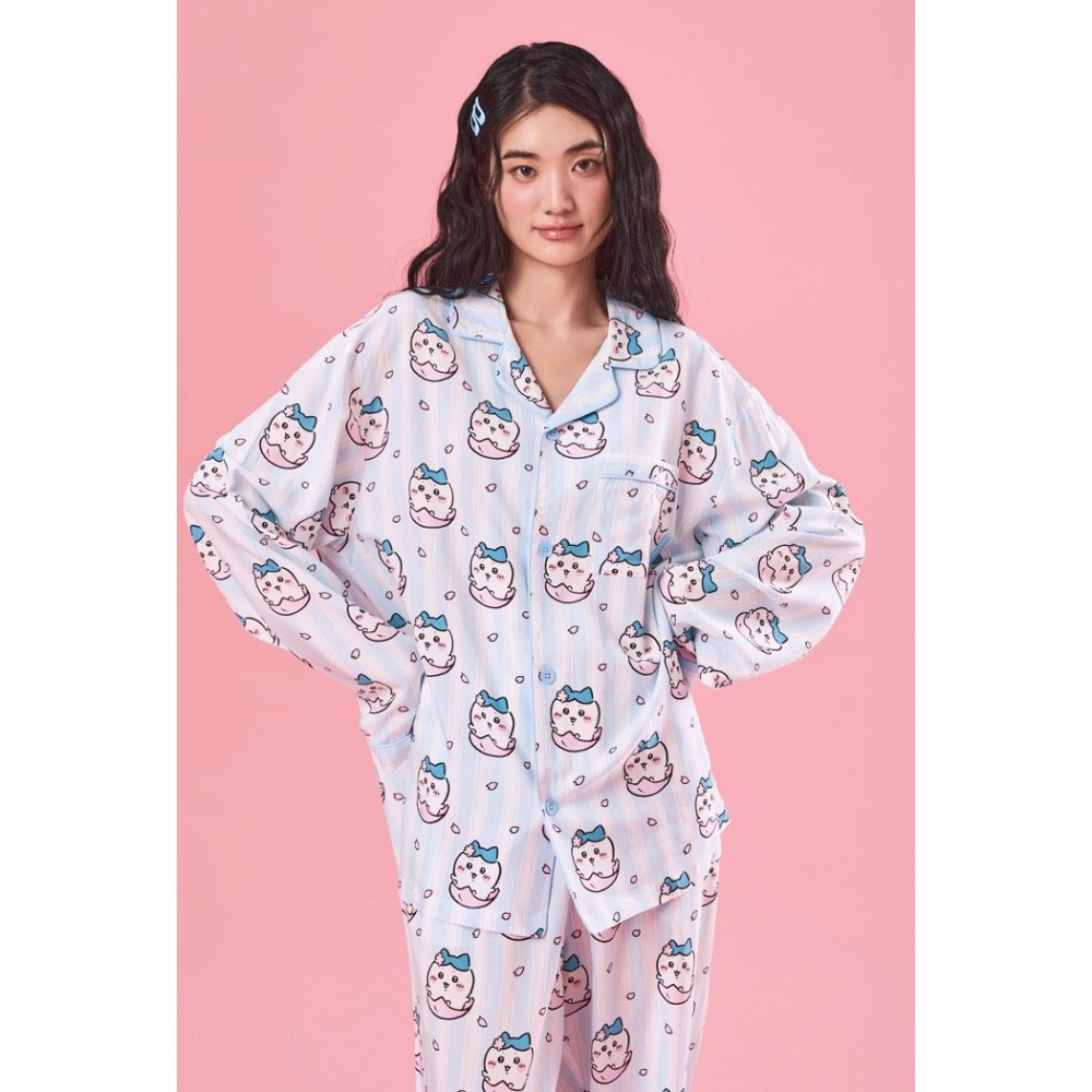 (代購) 韓國SPAOx吉伊卡哇聯名睡衣 長袖睡衣 薄睡衣 小八睡衣 烏薩奇睡衣/ 居家服 情侶睡衣-細節圖2