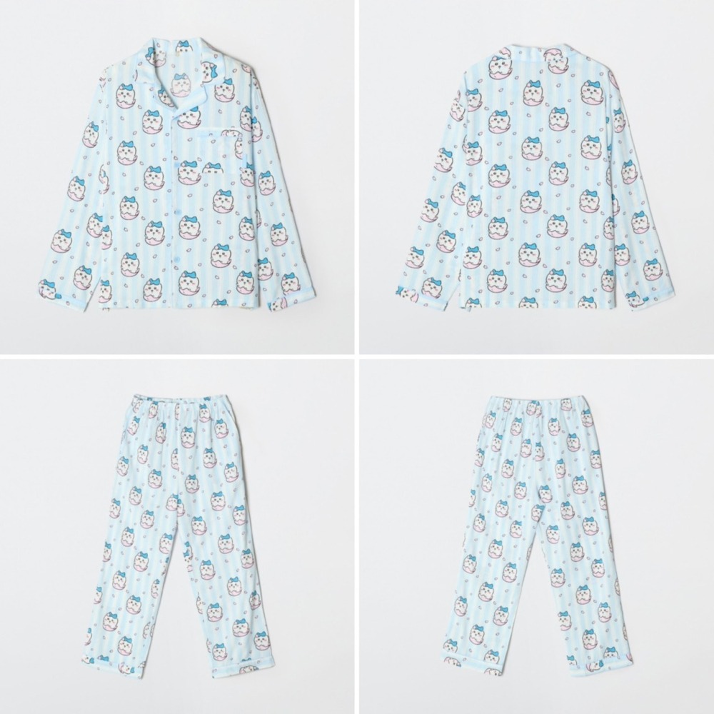 (代購) 韓國SPAOx吉伊卡哇聯名睡衣 長袖睡衣 薄睡衣 小八睡衣 烏薩奇睡衣/ 居家服 情侶睡衣-細節圖3