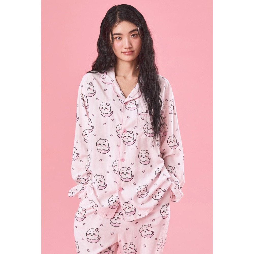 (代購) 韓國SPAOx吉伊卡哇聯名睡衣 長袖睡衣 薄睡衣 小八睡衣 烏薩奇睡衣/ 居家服 情侶睡衣-細節圖4