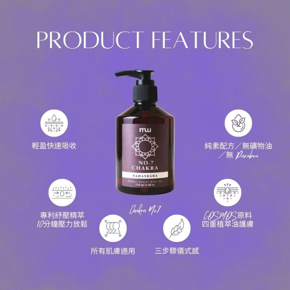 MW精油工坊｜靈性啟光按摩油 Crown Awakening｜100ml/250ml｜七脈輪頂輪｜天然精油｜瑞士專利原料-細節圖6