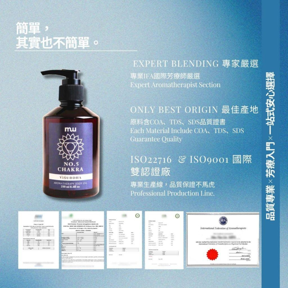MW精油工坊｜No.5 表達清晰按摩油 Throat Clarity｜沁涼尤加利×檸檬草本｜肩頸舒壓 250 mL-細節圖6
