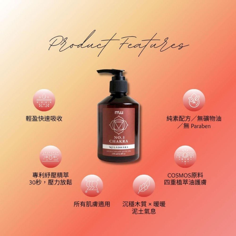 MW精油工坊｜No.1 根源安定按摩油Ground Root｜100ml/250ml｜七脈輪頂輪｜天然精油｜瑞士專利原料-細節圖3