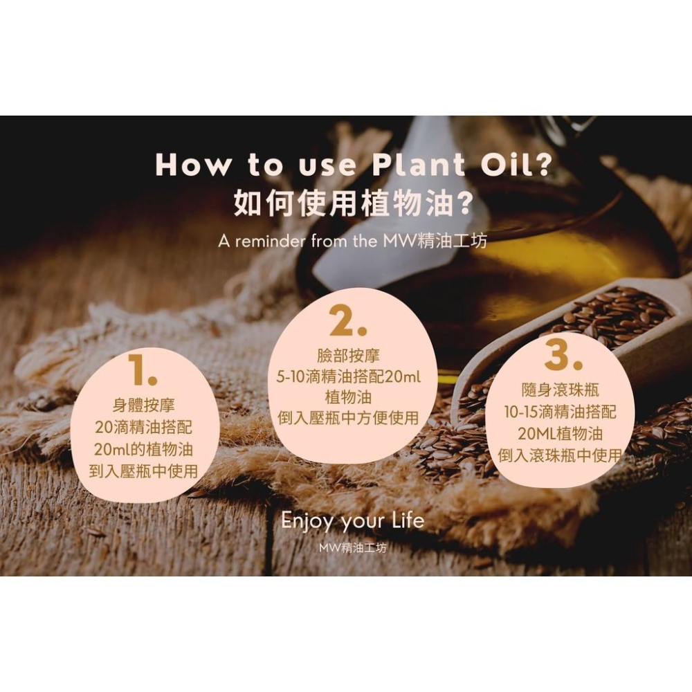 【MW精油工坊】 亞麻籽油 Flaxseed Oil 80mL-細節圖4