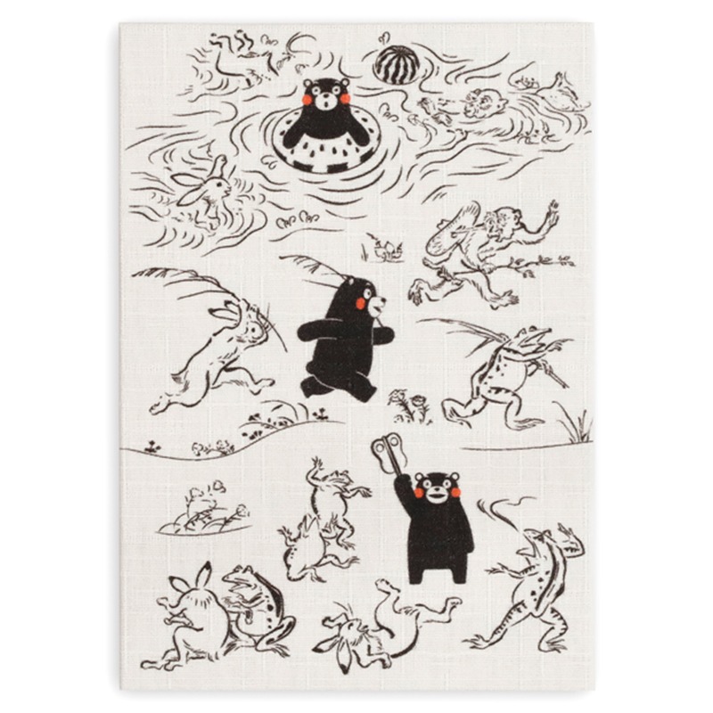 現貨 熊本熊 鳥獸戲畫 集印帳 日本製 鶴屋百貨正品 日本直送-細節圖2