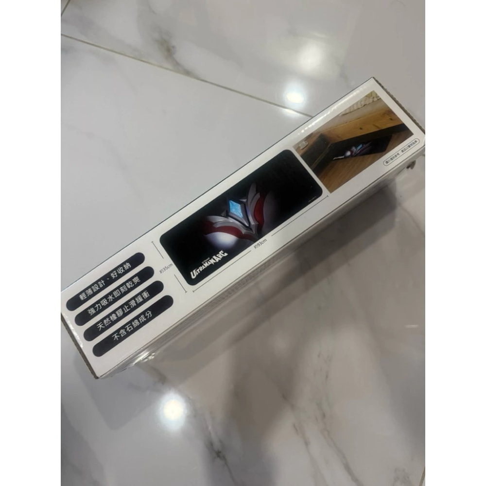 現貨 超人力霸王雅克 軟式珪藻土吸水地墊 93x35公分 強力吸水 天然橡膠止滑緩衝 7-11 711-細節圖3