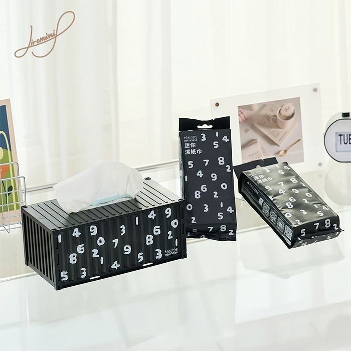 現貨 SOU SOU sousou Hiromimi 迷你濕紙巾貨櫃屋面紙盒組 衛生紙盒 面紙盒 7-11 711-細節圖3