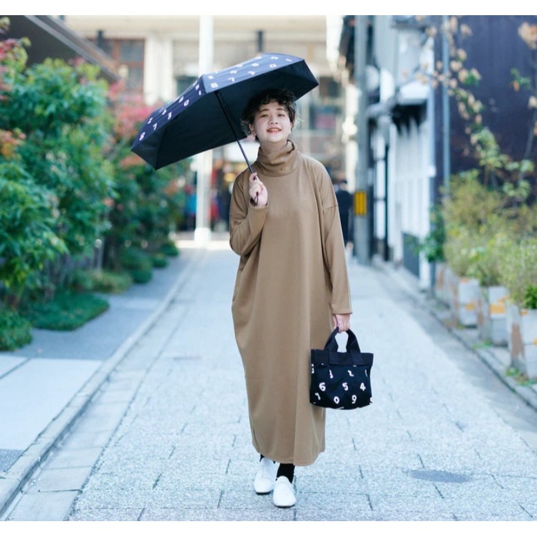 現貨 SOU SOU sousou 晴雨兼用輕量折疊傘 折傘 PROMOTION SO-SU-U十數 黑色 日本直送-細節圖3