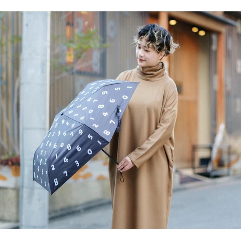 現貨 SOU SOU sousou 晴雨兼用輕量折疊傘 折傘 PROMOTION SO-SU-U十數 黑色 日本直送-細節圖4