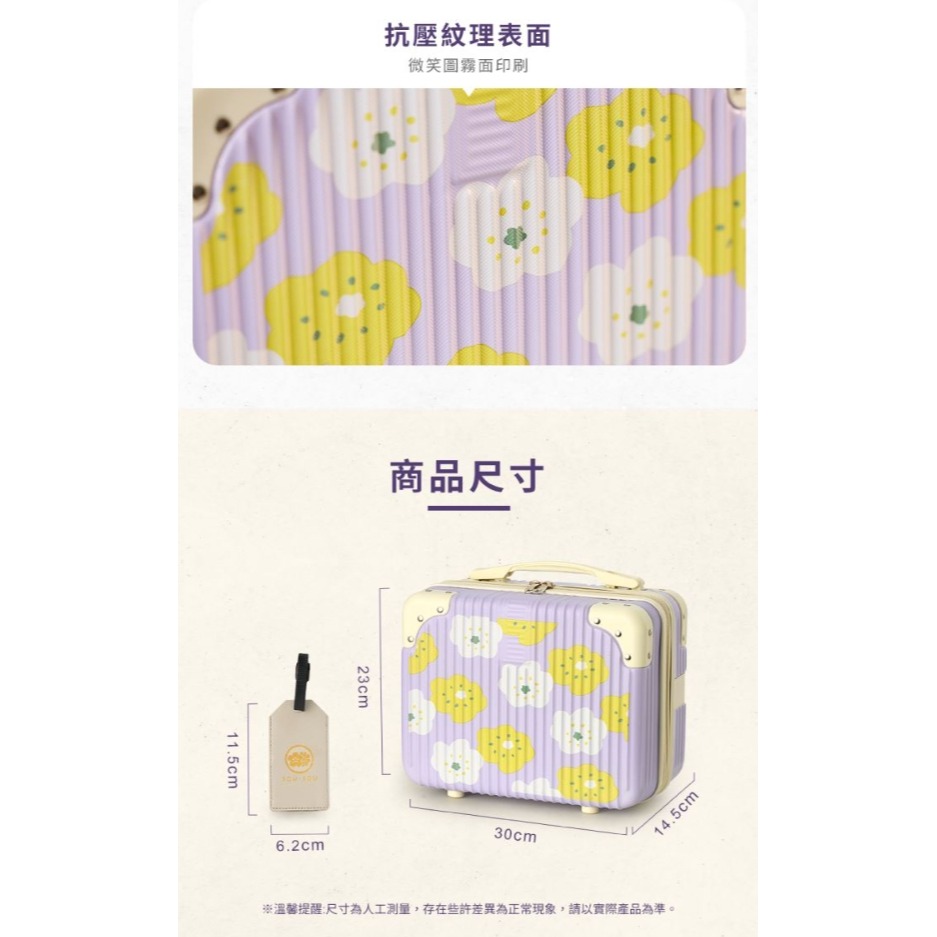 現貨 SOU SOU sousou Hiromimi 手提收納箱附吊牌 14吋 微笑 7-11 711-細節圖6