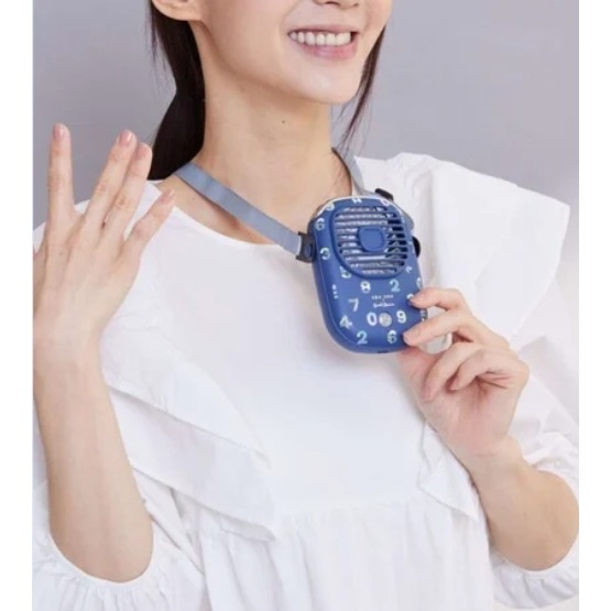 現貨 SOU SOU sousou 掛胸涼扇 隨身型頸掛式充電風扇 頸掛 手持 桌用 三用 三段風量 7-11 711-細節圖3