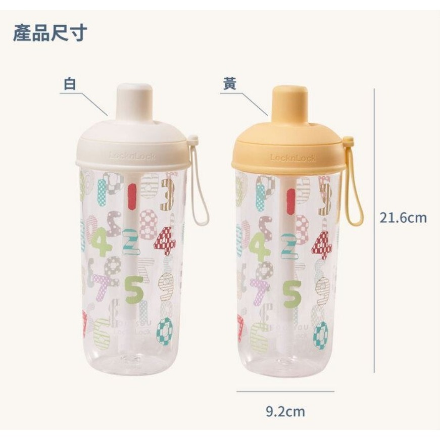 現貨 SOU SOU sousou 樂扣樂扣嚼對搖搖吸管杯 700ml 堅固耐用 不易破裂 數字遊戲 7-11 711-細節圖9