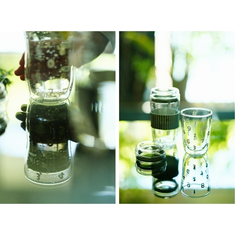 現貨 SOU SOU sousou × POKETLE vidro 330 保溫杯 玻璃製 雙層結構 330ml-細節圖4