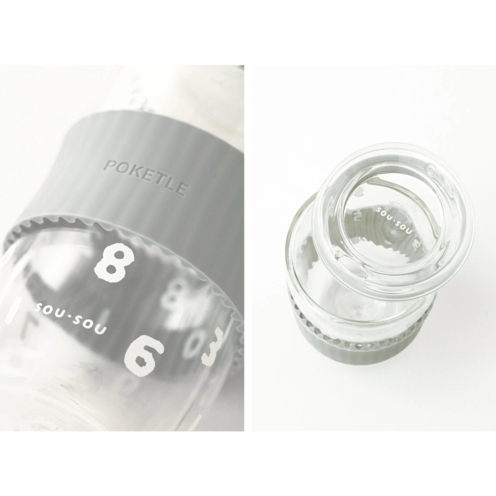 現貨 SOU SOU sousou × POKETLE vidro 330 保溫杯 玻璃製 雙層結構 330ml-細節圖6