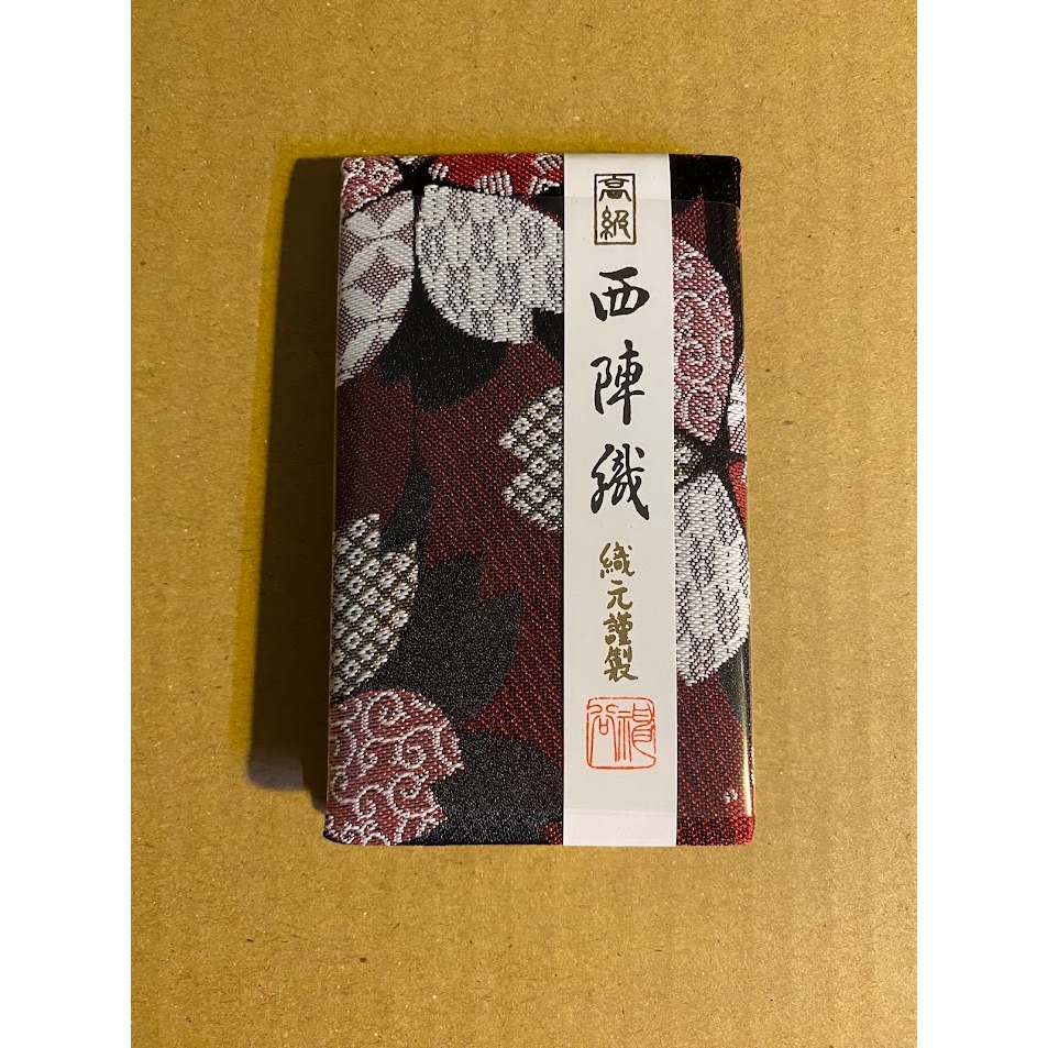 現貨 日本製 西陣折立鏡（小號） 京都藝美堂 西陣織布 折疊小鏡 手持鏡 桌面鏡 日本直送-規格圖2