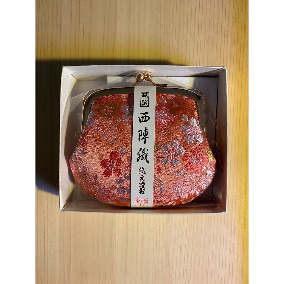 現貨 日本製 西陣織 3.3 英吋 零錢包 口金包 京都藝美堂 傳統日本圖案 工匠手工製作 日本直送-規格圖6