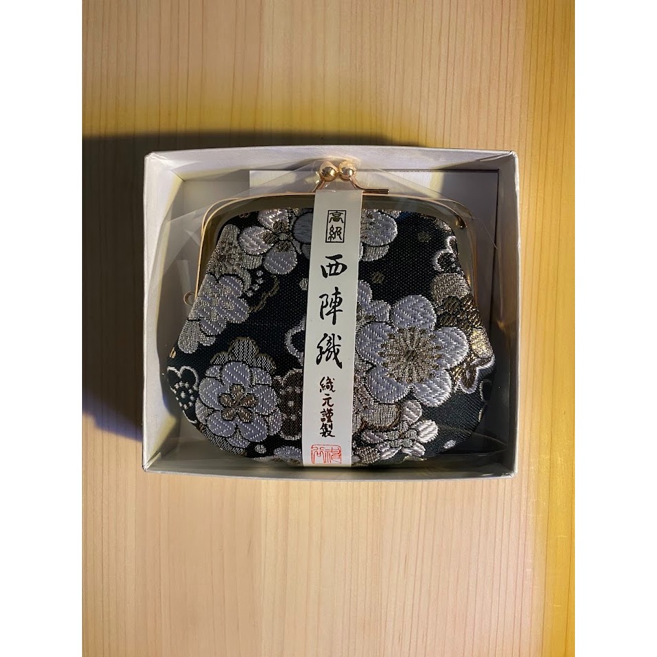 現貨 日本製 西陣織 3.3 英吋 零錢包 口金包 京都藝美堂 傳統日本圖案 工匠手工製作 日本直送-規格圖6